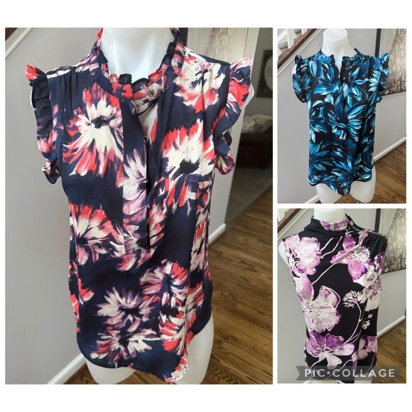 Lot of 3 DKNY Blouses Size Small - Picture 1 of 10